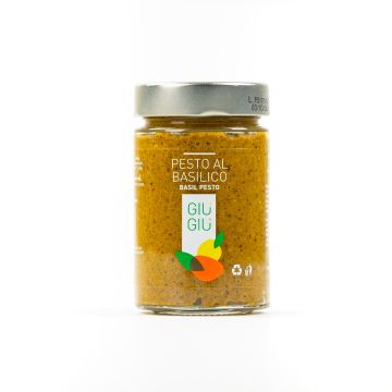 giù giù pesto basilico gr. 200 sicilia siciliano prezzemolo e vitale